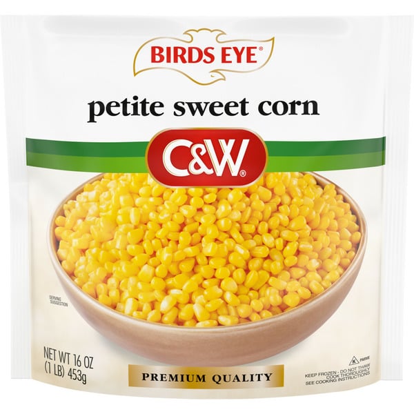 Frozen Produce Birds Eye C&W Premium Quality Petite Sweet Corn, Frozen hero