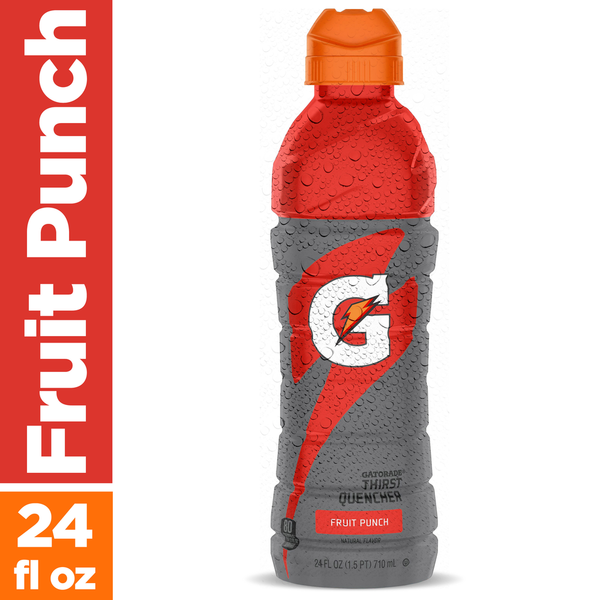 Energy & Sports Drinks Gatorade Thirst Quencher Fruit Punch Natural Flavor 24 Fl Oz hero