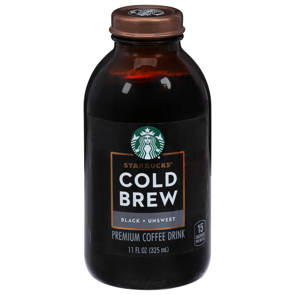 Coffee Starbucks Coffee Drink, Black, Unsweet, Cold Brew, Premium hero