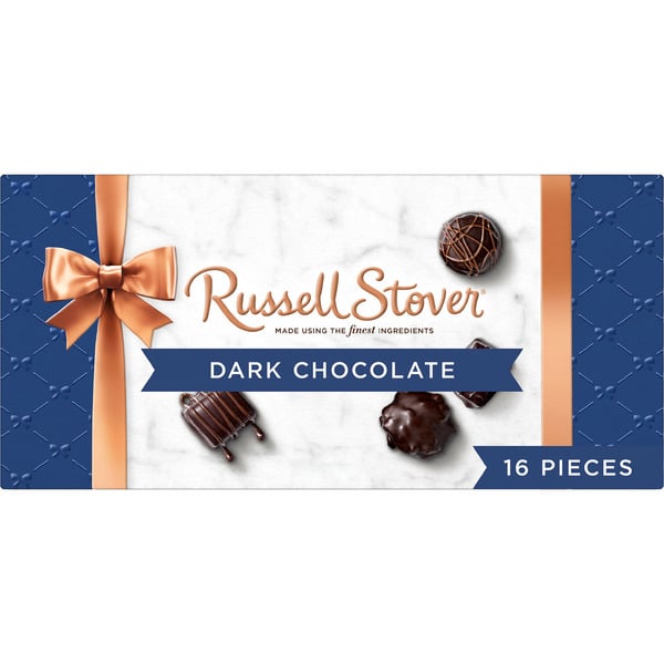 Candy & Chocolate Russell Stover Assorted Dark Chocolate Gift Box hero