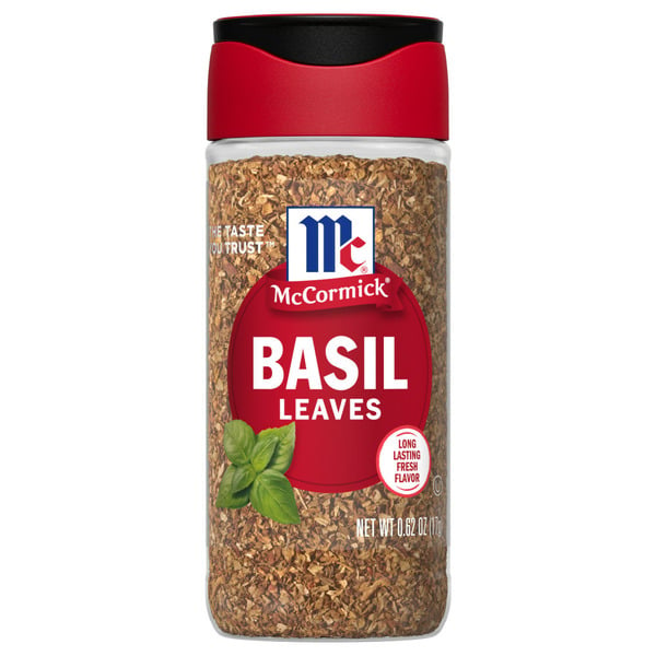 McCormick® Basil Leaves hero