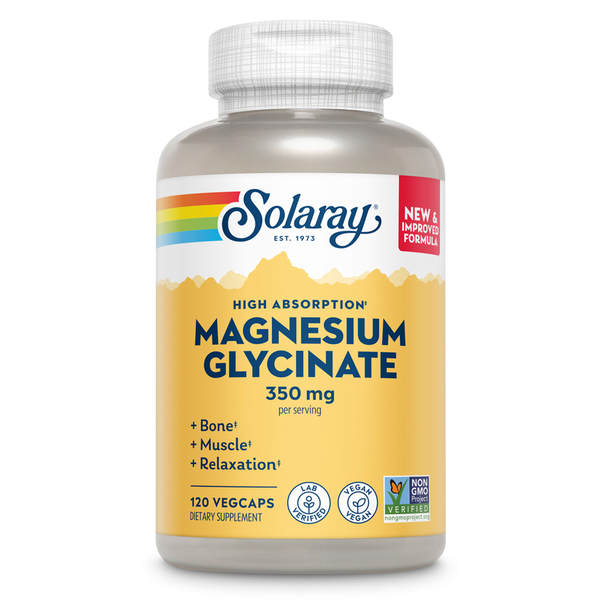 Dietary Supplements Solaray Magnesium Glycinate, 350 mg, Vegcaps hero