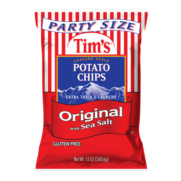 Chips & Pretzels Tims Original Extra Thick & Crunchy Potato Chips hero