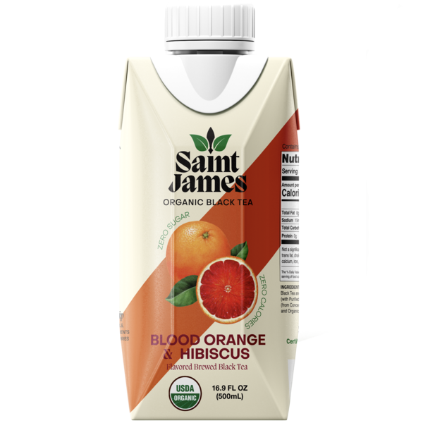 Saint James Iced Tea Blood Orange & Hibiscus Organic Black Tea hero