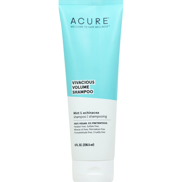 Hair Care ACURE Shampoo, Vivacious Volume, Mint & Echinacea hero