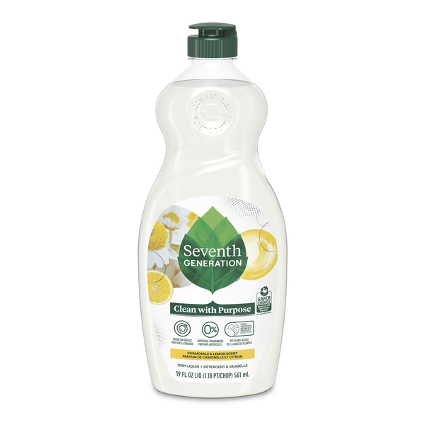 Dish Detergents Seventh Generation Dish Soap Liquid Chamomile & Lemon Scent hero