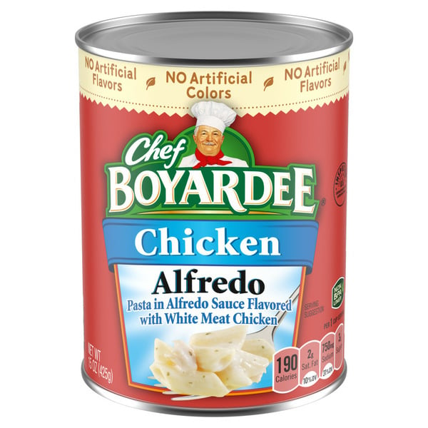 Instant Foods Chef Boyardee Chicken Alfredo Pasta hero