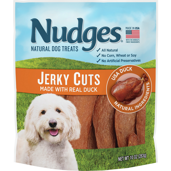 Dog Food & Care Nudges Duck Jerky Dog Treats hero