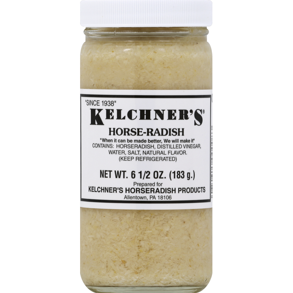 Refrigerated Condiments Kelchner's Horse-Radish hero