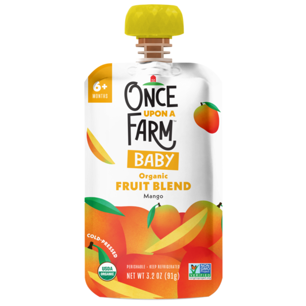 Once Upon a Farm Mango Organic Baby Food Pouch hero