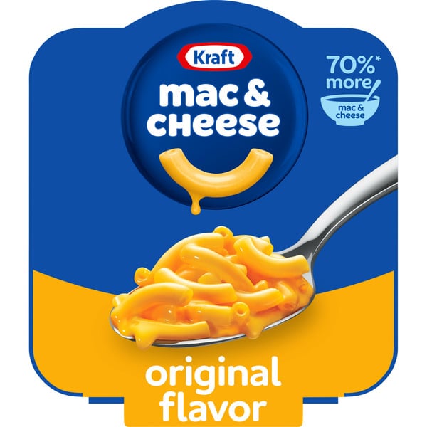 Instant Foods Kraft Original Mac & Cheese Macaroni and Cheese Dinner Big Bowl Dinner hero