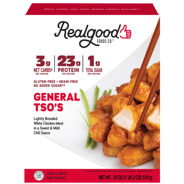 Real Good Foods Low Carb General Tso's Chicken hero