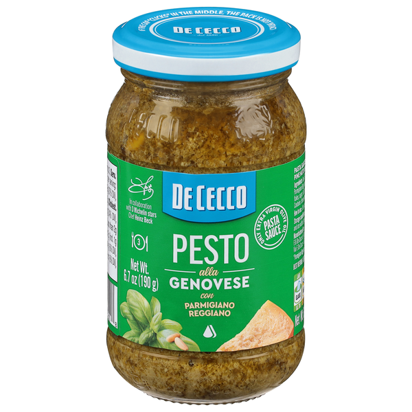 Condiments De Cecco Pesto, Genovese hero