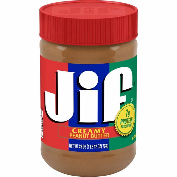 Nut Butters/Jellies/Spreads Jif Peanut Butter, Creamy hero