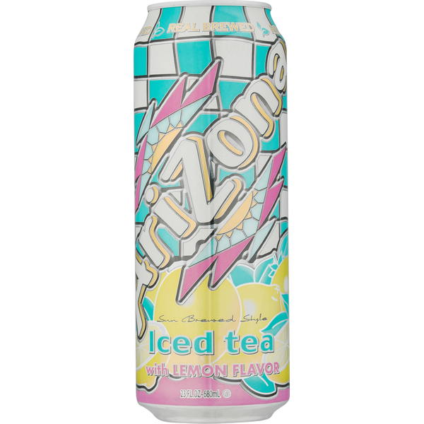 Tea Beverages AriZona Iced Tea, Lemon Flavor, Sun Brewed Style, Pre-Priced $0.99 hero