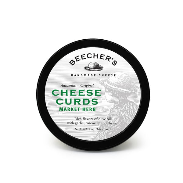 Packaged Cheese Beecher's Handmade Cheese Market Herb Cheese Curds hero