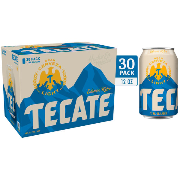 Beers & Coolers Tecate Light Mexican Lager Beer hero