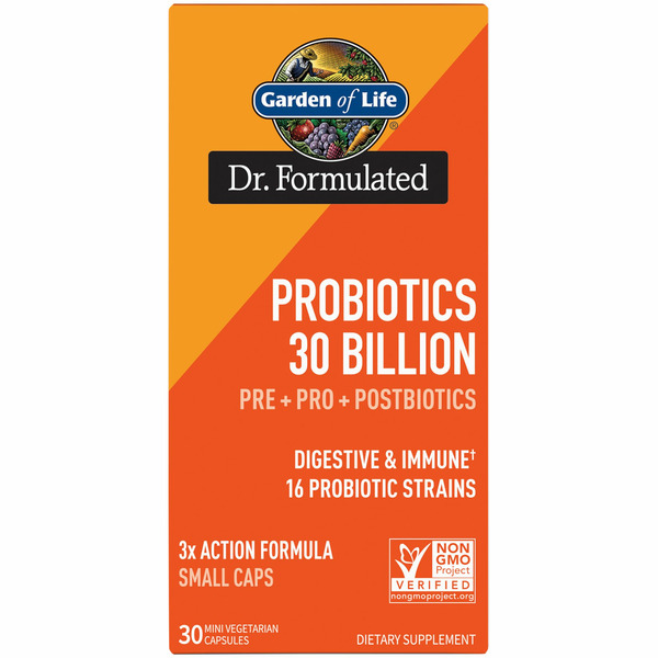 Garden of Life Dr. Formulated Probiotics Once Daily Vegetarian Capsules hero