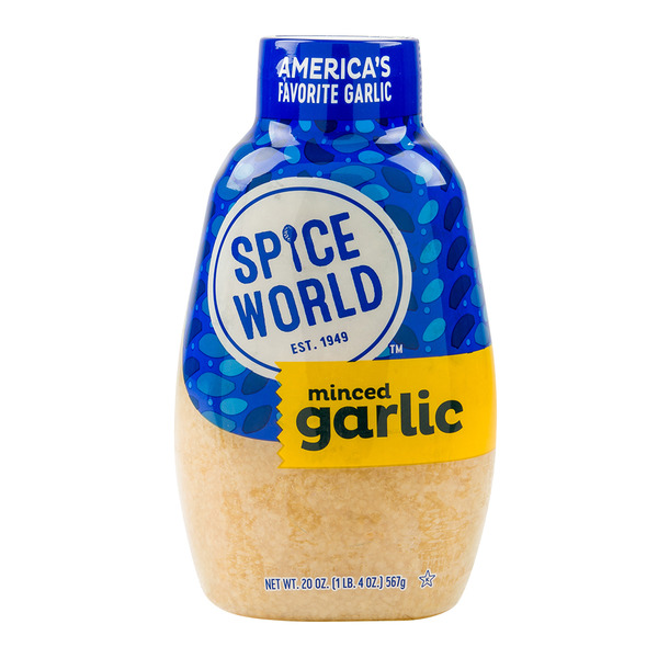 Spices & Seasonings Spice World Squeezable Minced Garlic hero