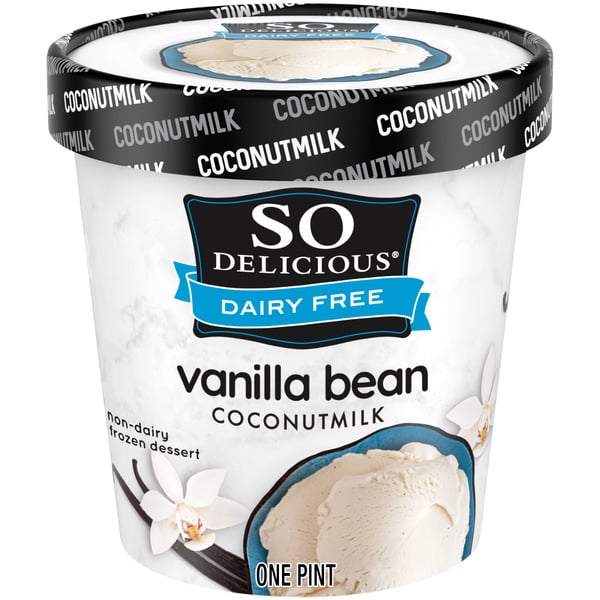 Ice Cream, Gelato & Ice So Delicious Dairy Free Vanilla Bean Coconutmilk Non-Dairy Frozen Dessert hero