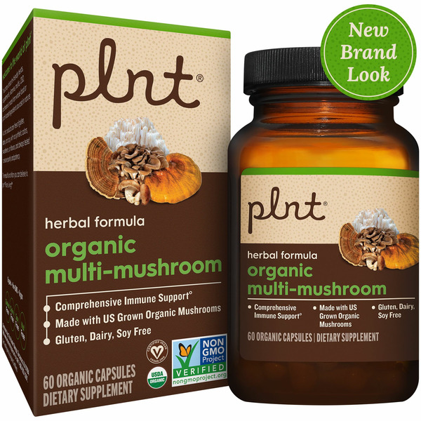 Plnt Organic Multi-Mushroom Vegetarian Capsules hero