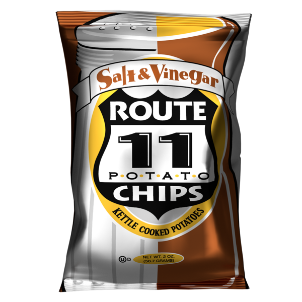 Chips & Pretzels Route 11 Salt N Vinegar Potato Chips hero