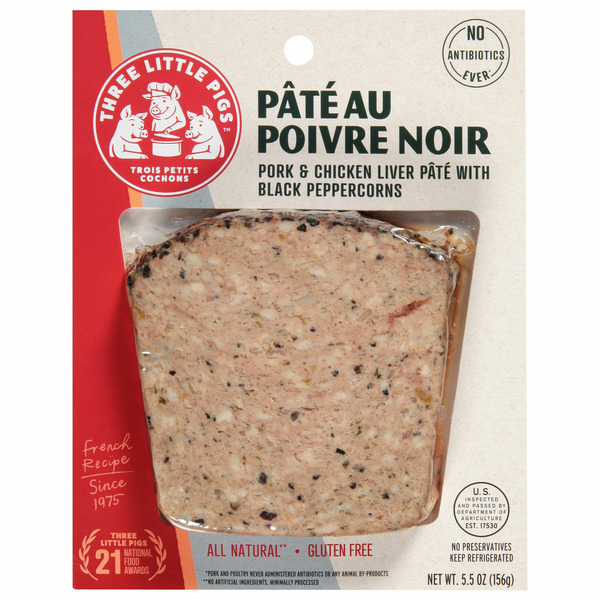 Prepared Meals Three Little Pigs Pâté au Poivre Noir hero