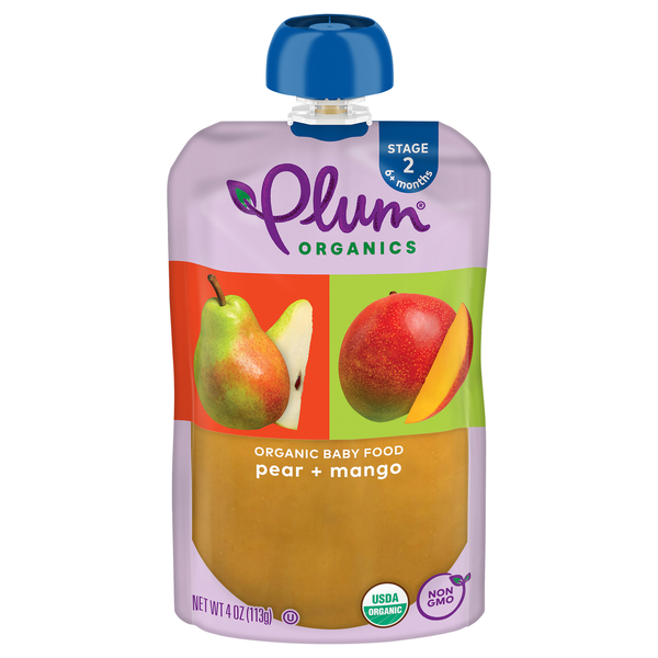 Baby Food & Formula Plum Organics Pear & Mango hero