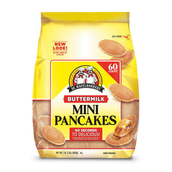 Frozen Meals Dewafelbakkers Frozen Buttermilk Mini Pancakes hero