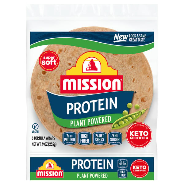 Misc. Bread, Rolls, & Buns Mission Protein Tortilla Wraps hero