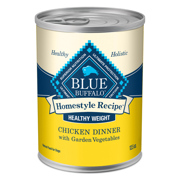 Dog Food & Care Blue Buffalo Homestyle Recipe Natural Adult Healthy Weight Wet Dog Food, Chicken hero