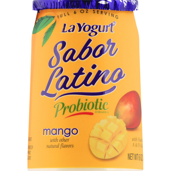 Yogurt/Kefir La Yogurt Yogurt, Lowfat, Mango, Blended hero