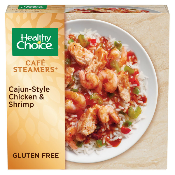 Frozen Meals Healthy Choice Café Steamers Cajun-style Chicken & Shrimp Frozen Meal hero