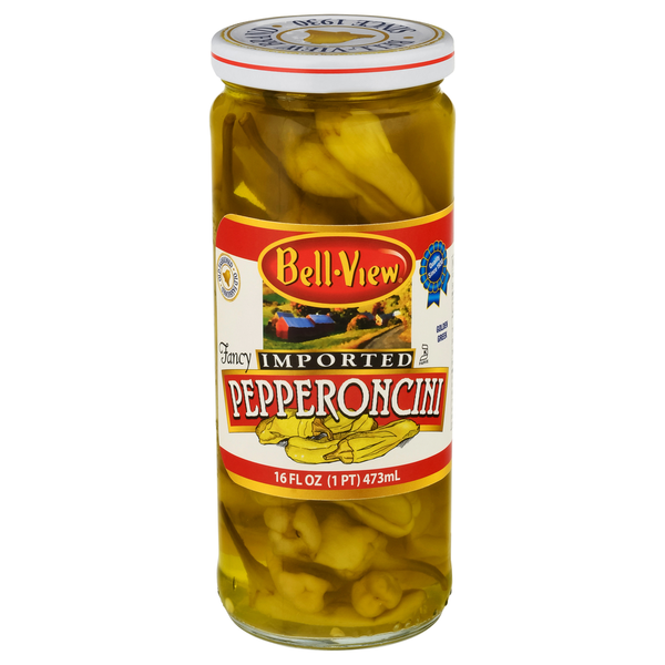 Canned & Jarred Vegetables Bell-View Pepperoncini, Imported hero