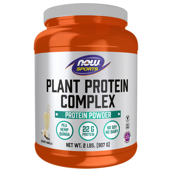 Protein & Meal Replacements NOW Plant Protein Complex, Creamy Vanilla Powder hero