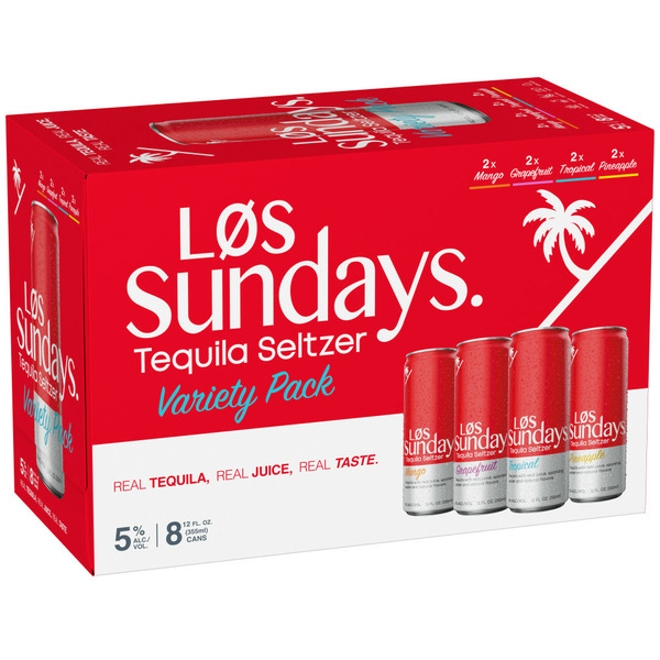 Los Sundays Tequila Seltzer Variety Cans hero