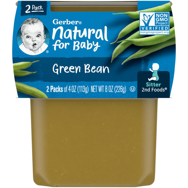 Baby Food & Formula Gerber Green Beans 2nd Foods hero