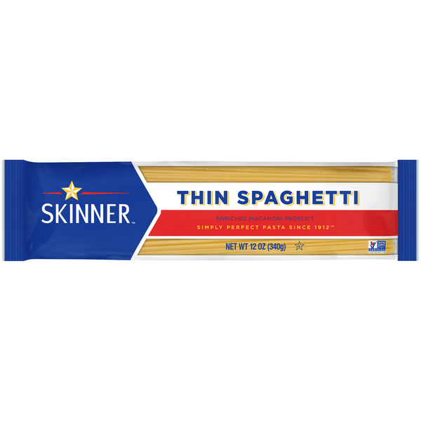 Dry Pasta Skinner Thin Spaghetti hero