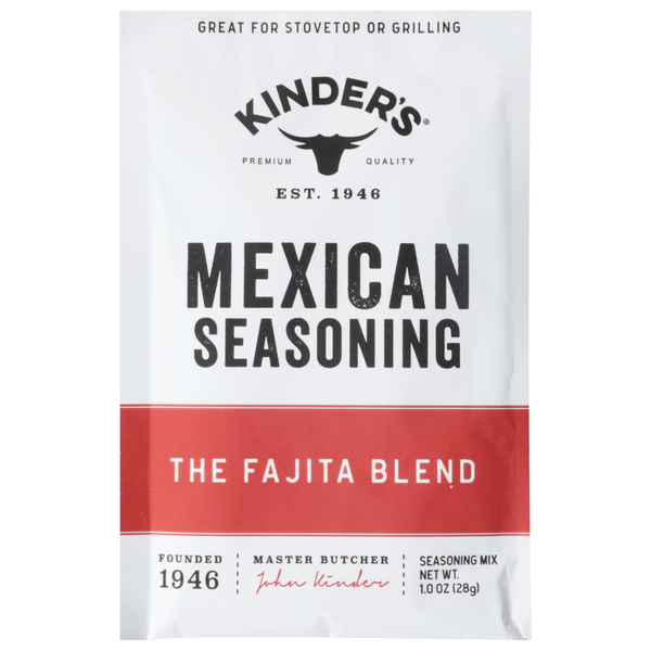 Kinder's Seasoning, Mexican, The Fajita Blend with Citrus & Garlic hero