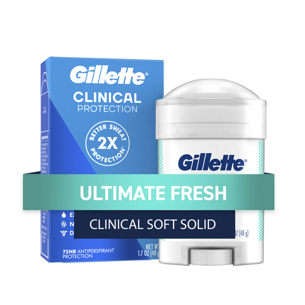 Deodorants Gillette Clinical Soft Solid Ultimate Fresh Antiperspirant and Deodorant hero