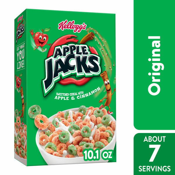 Cereal Kellogg's Apple Jacks Breakfast Cereal Original hero