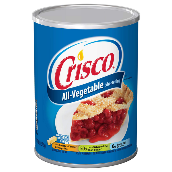 Butter Crisco All Vegetable Shortening hero