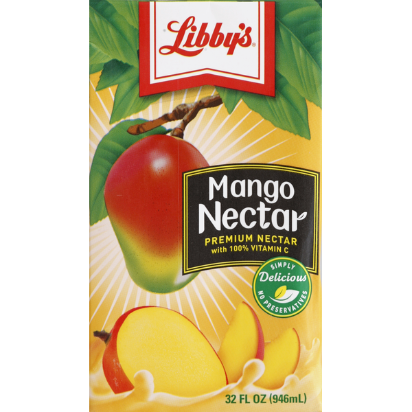 Juice & Nectar (Shelf-Stable) Libby's Nectar, Mango hero