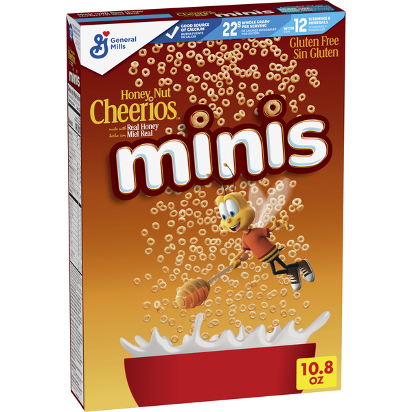 Honey Nut Cheerios Minis Breakfast Cereal hero