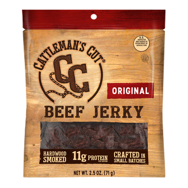 Popcorn & Jerky Cattleman's Cut Beef Jerky, Original hero