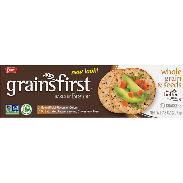 Crackers Dare Crackers, Whole Grain & Seeds hero