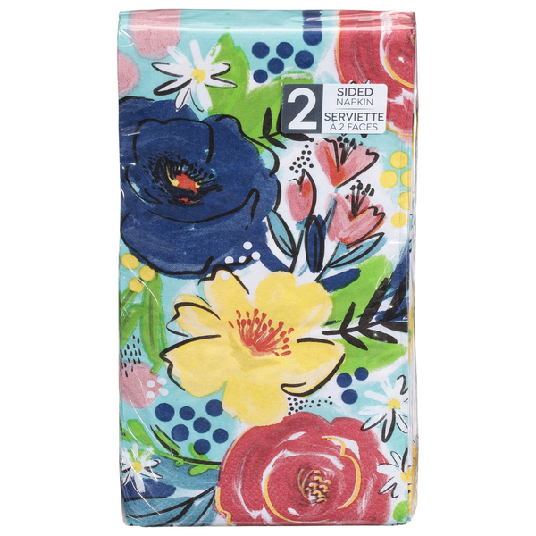 Paper Goods Sensations Napkins, 2 Sided, Bountiful Blooms, 2 Ply hero