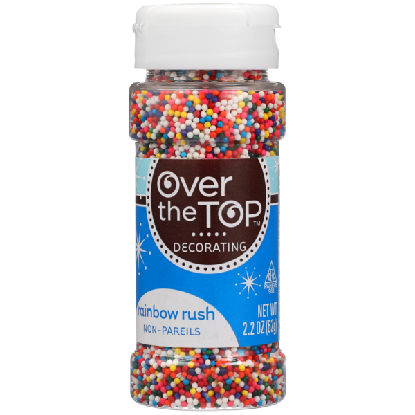 Baking Supplies & Decor Over The Top Rainbow Rush Non-Pareils hero