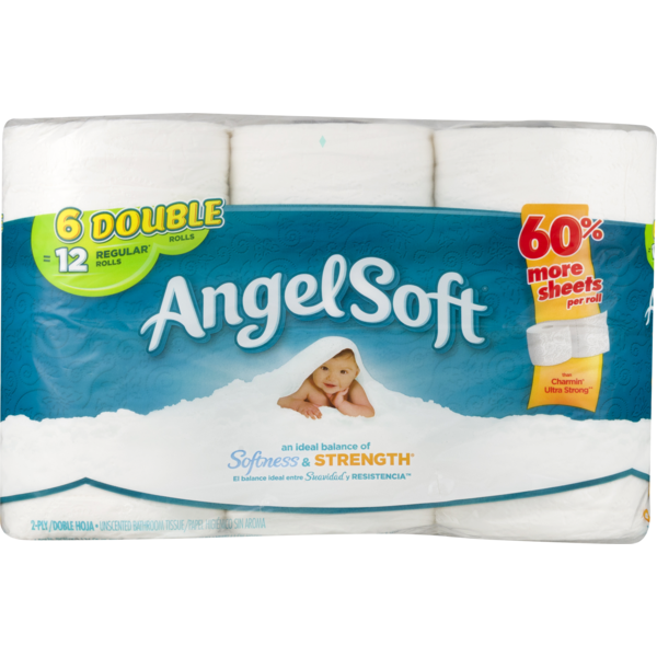 Holiday Items Angel Soft Bathroom Tissue Double Rolls hero