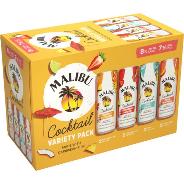 Prepared cocktails Malibu Ready to Drink Cocktail Variety Pack hero